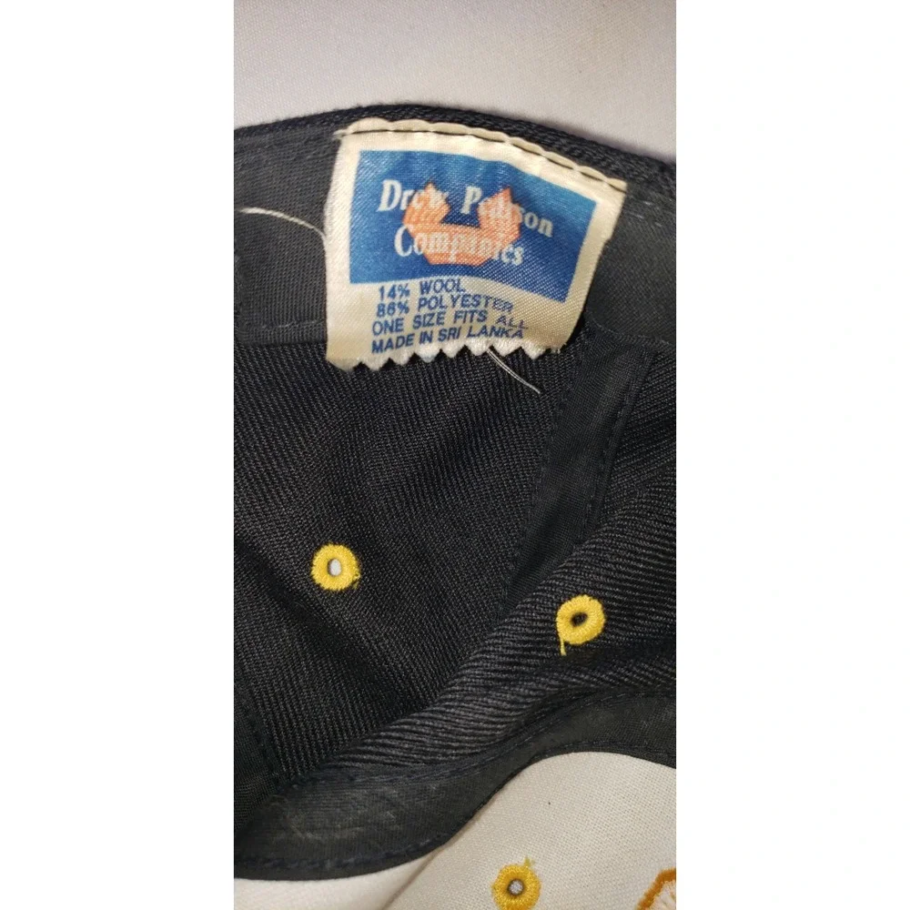 Vintage Pittsburgh Steelers Drew Pearson Snapback Hat Black Gold NFL Cap